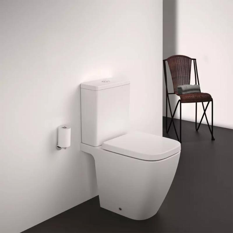 Rezervor WC Ideal Standard i.life S, alimentare inferioară, alb lucios